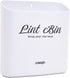Magnetic Lint Bin for Laundry Room by CASAJIN - Space Saving Lint Bin Holder for Laundry Room Décor - Waste Bin with Magnetic Strip for Dryer, Washer, or Wall Mount