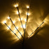 4PACK Branch Lights Aokely LED Branches Decorative Light Battery Powered DIY Tree Willow Branches Lamp for Home Holiday Party Decor Warm White -30Inch 20LEDs