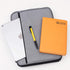 A4 Document Bags Portfolio Organizer Waterproof Business File Holder Travel Document Bags for Office Ipad Pen Notebooks(Light Grey)