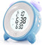 RYHOR-K Alarm Clock for Kids - 7 Color Night Light - Snooze Easy to Set Digital Clock Battery Operated for Bedroom