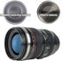 TMANGO Camera Lens Coffee Mug With Lid, Photo Coffee Cup, Stainless Steel Thermos Lens Mug Leak Proof For Photographer Lovers Present