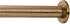 Ivilon Tension Curtain Rod - Spring Tension Rod for Small Windows or Shower, 16 to 24 Inch. Warm Gold