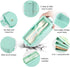 Bento Box Japanese Lunch Box Kit, HSYTEK Stackable Bento Boxes for Adult, Wheat Straw Bento Box with Utensils, Leakproof Lunch Container Kids Bento, Green Bento Box Microwave Safe -1000ml