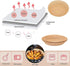 100 Pcs Air Fryer Disposable Paper Liner, 6.3 Inch Non-Stick Air Fryer Paper Liners, Baking Paper Food Grade Parchment, Oil-Proof Water-Proof Steamer Oil Paper for Roasting Microwave