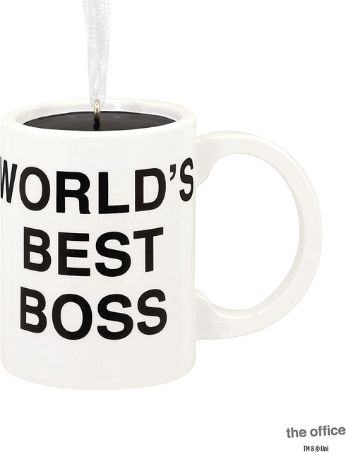 Hallmark Christmas Ornament, The Office World's Best Boss Coffee Mug