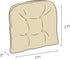 Klear Vu Omega Non-Slip Universal Pads Cushions for Dining, Office Chair, 17"x 17" x 3", 2 Pack, Chestnut 2 Count