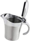 Double Insulated Gravy Boat - Stainless Steel Sauce Jug with Hinged Lid Hinged Lid Ideal for Gravy or Cream at Thanksgiving (450ML/16 OZ)