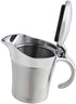 Double Insulated Gravy Boat - Stainless Steel Sauce Jug with Hinged Lid Hinged Lid Ideal for Gravy or Cream at Thanksgiving (450ML/16 OZ)
