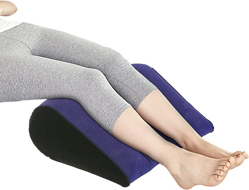 Preiswerta Wedge Pillow for Leg Elevation - Back Position Pillow Triangle Inflatable Support Ramp Portable Cushion for Back, Hip and Knee Discomfort and Post-Surgery