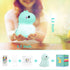 Dinosaur Kids Night Lights -USB Rechargeable Animal Silicone Lamps with Touch Sensor and Remote Control -Portable Color Changing Glow Soft Cute Baby Infant Toddler Gift - (Green)