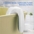 Amazer Scrub Brush for Cleaning, 2-Pack Deep Cleaning Nylon Brush Set with Handles, Heavy Duty Grout Corner Brushes with Comfort Grip for Bathroom, Floor, Tub, Carpet, Shower, Tile and Kitchen