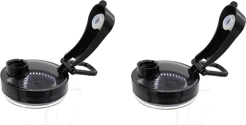 Blendin Replacement Flip Top to Go Lid, Compatible with Magic Bullet MB1001 Blender Jars,Mugs,Cups (2 Pack)