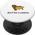 Dachshund Dog Doxie Weenie White Cute Funny Gift PopSockets PopGrip: Swappable Grip for Phones & Tablets