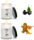 Gingerbread and Black Cherry Scented Candles Set, 2 Pack 7.2 oz Soy Candles for Home Scented, Aromatherapy Candle Set with Strongly Fragrance, Gifts for Women, Mom, Valentines Day Gifts