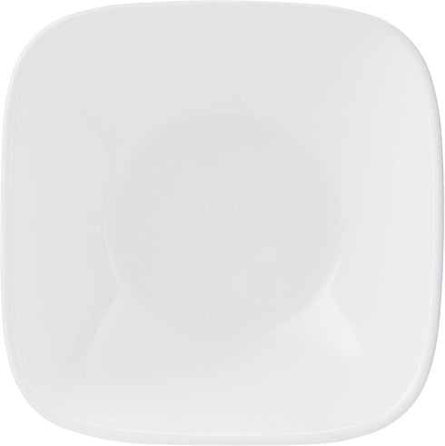 Corelle Square Pure White 1-Quart Bowl Set (2-Piece)