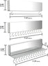 J JACKCUBE DESIGN Wall Mounted Hanging Jewelry Organizer Necklace Holder with 28 Jewelry Hooks for Earrings and Bracelets and Rod- MK610A