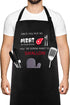 Funny Apron, BBQ Grill Apron with 2 Pockets, Funny Aprons for Men, Women, One Size Fits All, Cooking Aprons, Personalized Apron, BBQ Gift Apron for Father, Christmas Gift - Once You Put My Meat In