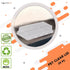 PaperMi PET Clear Lid Strong Pan Lids Having a Perfect Match with Our 7 Loaf Pans 25 pc Crystal Clear Pan Cover. Disposable Lid for Carry Out, Takeout and to Go- Holiday Gifts