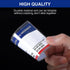 Fabmaker New Medicare Card Protector, 6 Pack Plastic Card Holder for Wallet Single 12 Mil Business Card Sleeve Waterproof Cards Plastic Protector for Credit Card Business Card Social Security Card ID Card