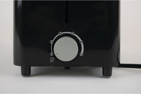 Betty Crocker 2-Slice Cool Wall Toaster, Black, BC-2605CB