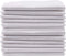 KAF Home Brushed Microfiber Pillow Cases Bulk Pack | Set of 12 Standard Queen Sized Pillow Cases | White | Perfect to Control Allergies and Insure Sound, Luxurious Sleep