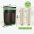 Kimsmap Cup Dispenser, Pull Type Water Cooler Cup Holder Fit 3oz - 6oz Small Cup, Wall Mount Disposable Cup Dispenser for Bathroom Home Office Gym Green