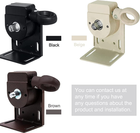 Lihopefe Universal Replacement Mounting Brackets of Exterior Sun Shades Outdoor/Indoor Roller up Blinds (Khatka, Cordless Bracket)