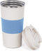 Tumbler Coffee Mug With Lid, 17oz Stainless Steel Coffee Travel Mug, Double Walled Vacuum Insulated Cup Leak Proof, Hot Drink and Iced Coffee Tumbler (Blue)