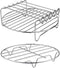 MFTEK XL Air Fryer Accessories-Air Fryer Rack Set of 2, Multi-purpose Double Layer Rack with Skewer, Compatible with XL Power Airfryer Philips