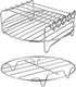 MFTEK XL Air Fryer Accessories-Air Fryer Rack Set of 2, Multi-purpose Double Layer Rack with Skewer, Compatible with XL Power Airfryer Philips