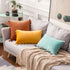 MIULEE Pack of 2 Velvet Soft Solid Decorative Throw Pillow Cover with Tassels Fringe Boho Accent Cushion Case for Couch Sofa Bed 20 x 20 Inch Orange