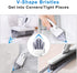 Affogato Floor Scrub Brush Bathroom Long Handle Bathtub Push Broom Shower Tile Grout Scrubber Rotatable Indoor Kitchen Scrubbing Cleaning Brush for Hard to Reach Areas - White