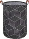 Large Laundry Basket, Baby Laundry Basket, Waterproof Laundry Hamper, Foldable Clothes Hamper, Collapsible Laundry Baskets. Teen Hamper, Perfect for Dirty Clothes and Toys. (Black diamond)