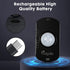 3.5m/11.5ft Motion Activated Gun Safe Light Strip, Megulla Gen3 Rechargeable Battery Powered Motion Sensor Black LED Strip with Timer and Dimmer for Closets, Stairs, Bed, Under Cabinet-Warm White