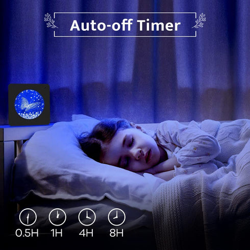 Flapping Butterfly Night Light Christmas Gifts for Kids Teenage Girls TOOGE Night Lights for Kids Room Girls Bedroom Funny Unique Kids Christmas Gifts for Girls Women