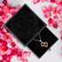 Floridliving Rose with Necklace,Preserved Rose with Heart I Love You Necklace 100 Languages Gift Set,Handmade Forever Rose Flower with Box for Valentine's Day,Wedding Gifts(Black)