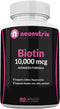 Biotin 10000mcg Supplement - Hair Skin and Nails Vitamins for Women and Men– Biotin for Hair Growth - Biotina para el Cabello 10000 - Non-GMO FDA Inspected Facilities 90 Capsules by Neonutrix