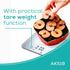 Our Brand - innoHaus Multi-Function Kitchen Food Scale, Digital Display with Tare Function, Precise, Measures in g, oz, lb:oz, ml, fl.oz with Auto-Off, Silver