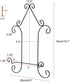 CUKE2BEET 3 Pack 16 inch Wall Mount Plate Display Hanger, Large Wall Easel Holder Vertical Plate Stand Holders, Wall Display Picture Frame Stand for Decorative Plates, Arts