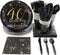 40th Birthday Party Bundle, Includes Plates, Napkins, Cups, and Cutlery (24 Guests,144 Pieces)
