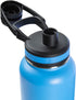 Thermoflask Double Stainless Steel Insulated Water Bottle with Two Lids, 32 Ounce, Capri
