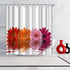 ArtBones Daisy Flower Shower Curtain Spring Floral Bath Curtain 72x72 Inch with Hooks Waterproof Polyester Fabric Colorful