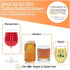Monogram Beer Glasses for Men (A-Z) 16 oz - Beer Gifts for Men Brother Son Dad Neighbor - Unique Christmas Gifts for Him - Personalized Drinking Gift Beer Glass Mugs - Engraved Beer Can Glass ( S )