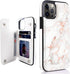 uCOLOR Flip Leather Wallet Case Card Holder for iPhone 12 Pro/12 Women and Girls with Card Holder Kickstand Marble Design Compatible with iPhone 12/iPhone 12 Pro 5G 6.1 inch (Rose Gold Marble)