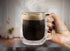 8 oz Double Walled Insulated Glasses Coffee Mug with Handle, Espresso Mugs(Pack of 2), Glass Coffee Mugs for Americano, Latte, Beverage, Cappuccino, Espresso