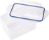 LocknLock Easy Essentials Food Lids/Pantry Storage/Airtight Containers, BPA Free, Rectangle - 8 Cup - for Cookies, Clear