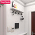 10 Pack Black Wall Coat Hooks Backpack Hook Hardware Heavy Duty Mounted Single Hook Decorative for Hanging Coats Towel Hat Bag Bathroom Mudroom