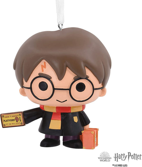 Hallmark Harry Potter With Train Ticket Christmas Ornament