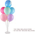 6 Sets 30" Height Table Balloon Stand Kit for Birthday Decorations, Wedding Decorations, party Decorations ,Clear Table Desktop Balloon Holder with 11 Balloon Sticks, 7 Balloon Cups and 1 Balloon Base