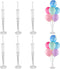 6 Sets 30" Height Table Balloon Stand Kit for Birthday Decorations, Wedding Decorations, party Decorations ,Clear Table Desktop Balloon Holder with 11 Balloon Sticks, 7 Balloon Cups and 1 Balloon Base